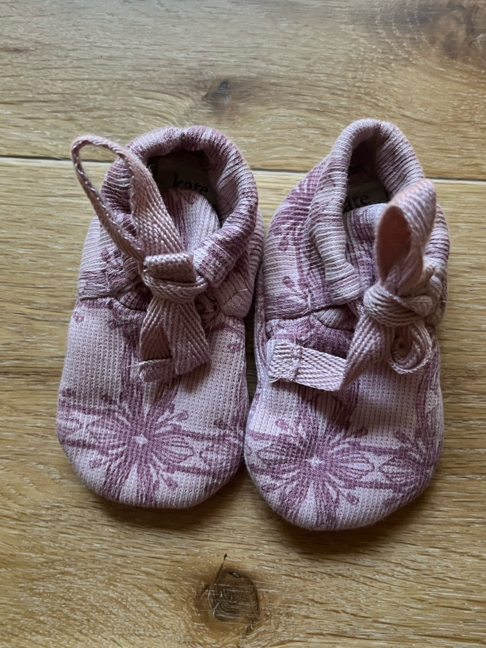Kate Quinn Floral Baby Bootie Shoes